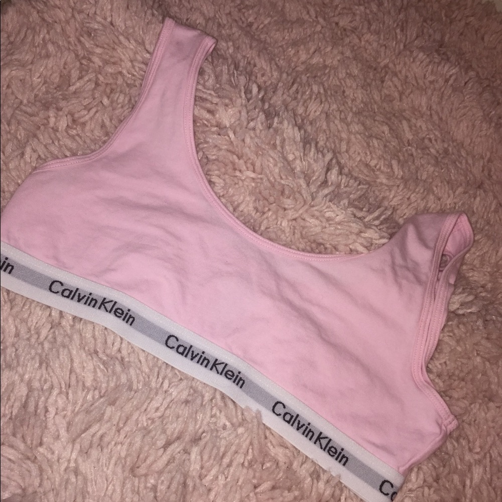 BABY PINK CK BRALETTE